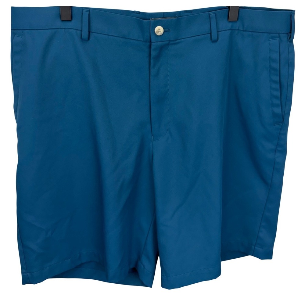 Peter Millar Salem Performance Golf Shorts Mens Size 38 Teal Country Club Luxe